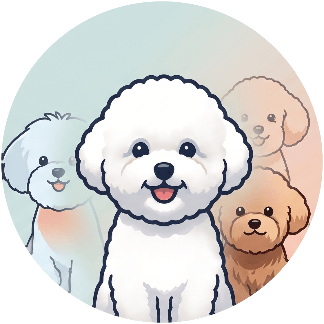 강아지 미용 스타일 미리보기